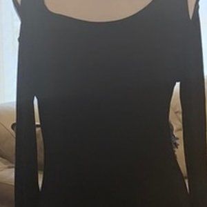 Women's Long Sleeve Cold Shoulder Dress